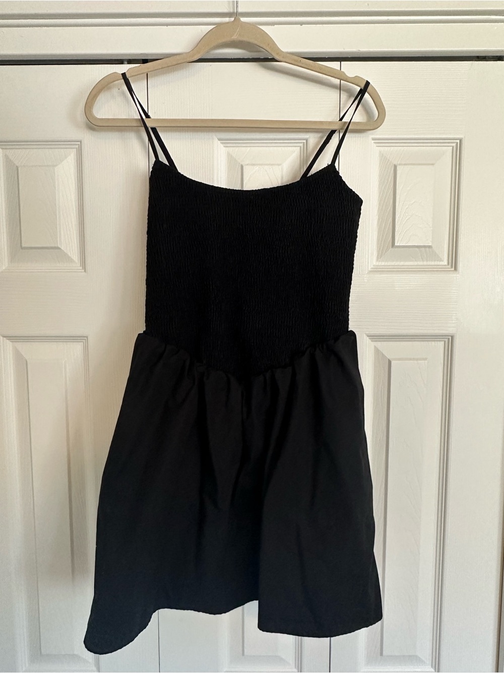 Abercrombie & Fitch Black Spaghetti Strap Mini Dress